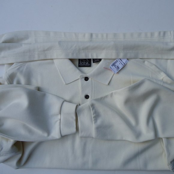 NWT. SIZE L. JOS. A. BANK The traveler long sleeve polo shirt. - Picture 6 of 16